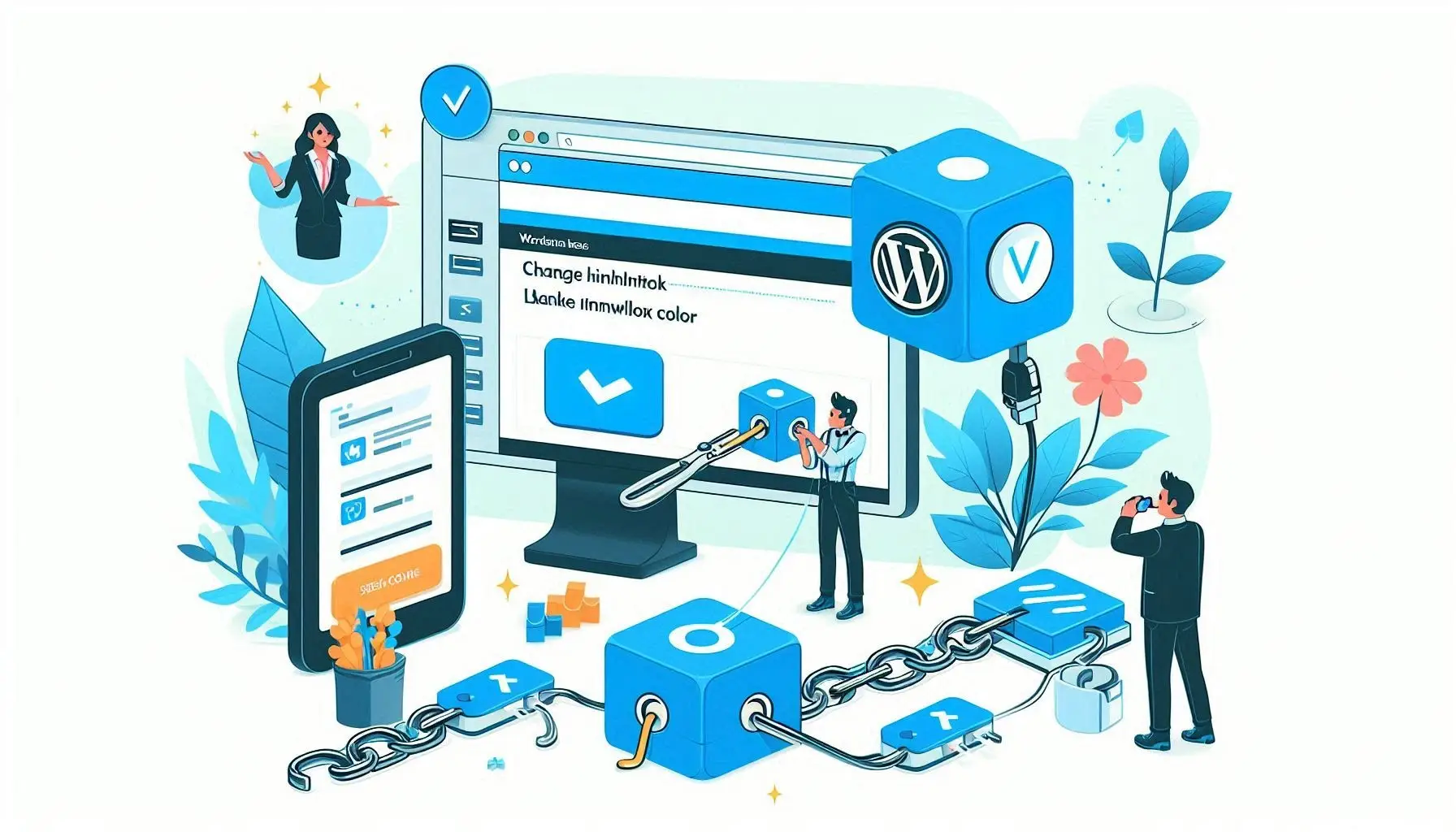 How to Change Hyperlink Color in WordPress?